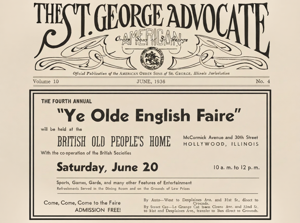 Cantata 1936 annual English Fair Publication