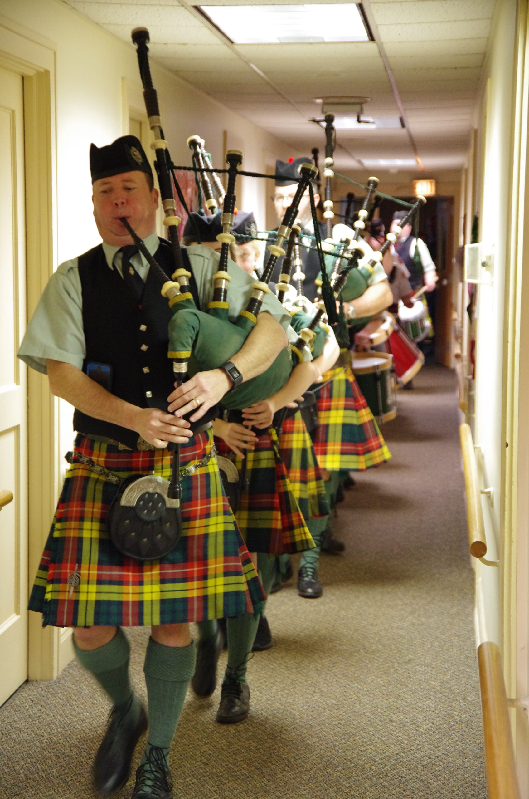 Scottish Christmas Bagpipe Performance